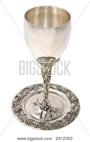 Kiddish Cup With Wine