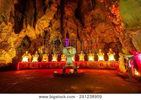 Marble Mountains Cave In Danang City In Vietnam