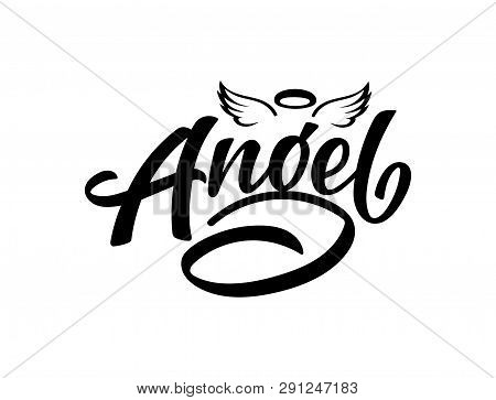 Vector Lettering Illustration Of 