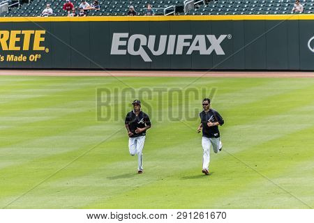Atlanta, Georgia - September 5, 2018: The Atlanta Braves Home Opener Is On April 1, 2019 Against The
