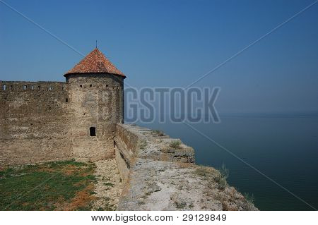 mittelalterliche Zitadelle in der Nähe von Odessa, Ukraine, Belgorod Dnestrovsky. Odessa-region