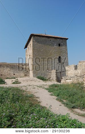 mittelalterliche Zitadelle in der Nähe von Odessa, Ukraine, Belgorod Dnestrovsky. Odessa-region