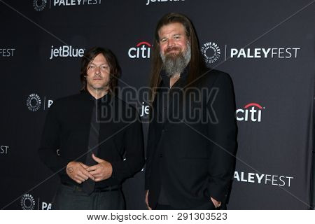 LOS ANGELES - MAR 22:  Norman Reedus, Ryan Hurst at the PaleyFest - 