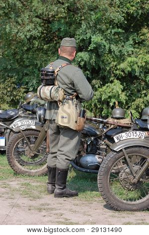 KIEV, UCRAINA. 5-6 Settembre 2008. Club storia militare stella rossa. Reenacting storico militare