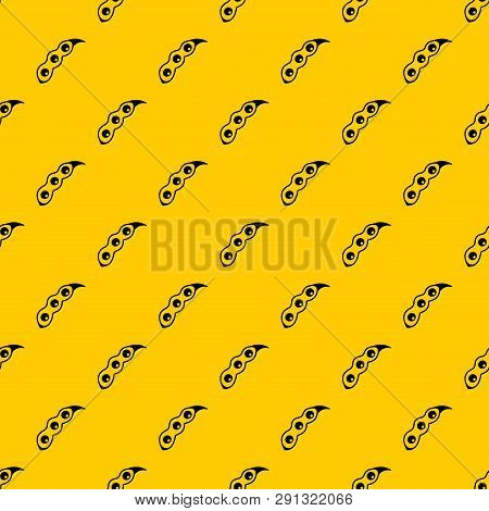 Ripe Soybean Pattern Seamless Vector Repeat Geometric Yellow For Any Design