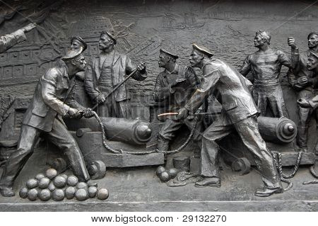 Detail Krim-Krieg-Denkmal. Sebastopol