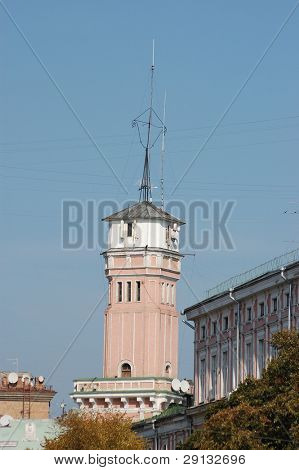 Tour de guet de feu figthers. Historique. Kiev, Ukraine