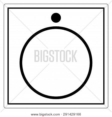 Off For Part Of Equipment Symbol Sign, Vector Illustration, Isolate On White Background Label. Eps10