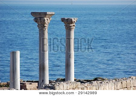 Ruinen der antiken griechischen Kolonie khersones.sevastopol.crimea
