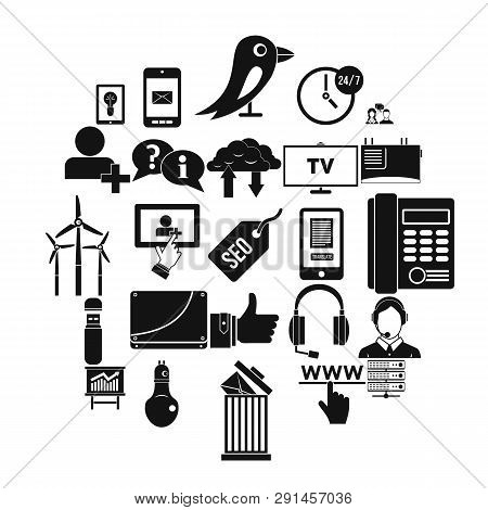 Negotiation Icons Set. Simple Set Of 25 Negotiation Icons For Web Isolated On White Background
