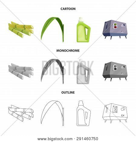 Vector Illustration Of Farm And Agriculture  Symbol. Set Of Farm And Technology Stock Symbol For Web