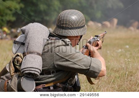 Tysk soldat af WW2