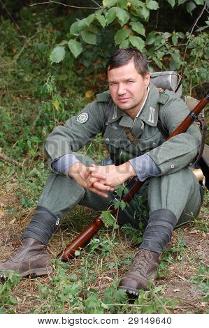 Tysk soldat af WW2