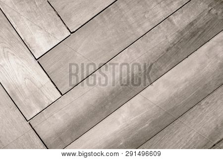 Patterned wooden floor textured background