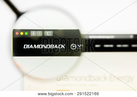 Los Angeles, California, Usa - 25 March 2019: Illustrative Editorial Of Diamondback Energy Website H