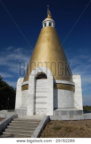 Church in memory buttle for Sevastopol in 1944. Crimea,Ukraine