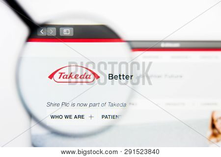 Los Angeles, California, Usa - 25 March 2019: Illustrative Editorial Of Takeda Pharmaceutical Websit