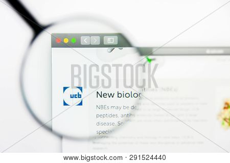 Los Angeles, California, Usa - 25 March 2019: Illustrative Editorial Of Ucb Website Homepage. Ucb Lo
