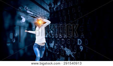 Future of virtual technology. Mixed media