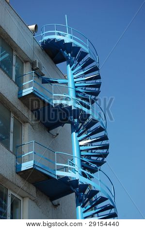 Metalli kierreportaat.Kiova, Ukraina