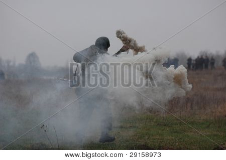 Soldato tedesco. WW2 reenacting