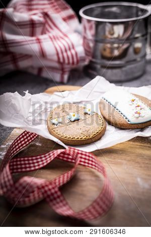 Spicy Easter Cookies In The Shape Of Easter Eggs