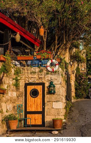 old street  of Byblos Jbeil in Lebanon Middle east