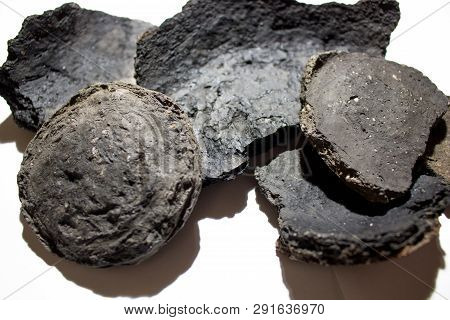 Ancient Molded Ceramics Of Zarubintsy Culture Of The Early Iron Age With Archaeological Excavations