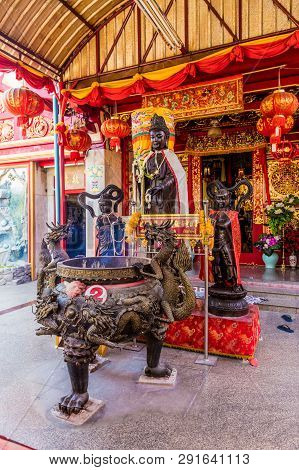 January 2019. Phuket Town Thaialnd. Jui Tui Temple In Phuket Town Thailand