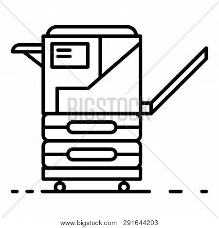 Office Xerox Icon. Outline Office Xerox Icon For Web Design Isolated On White Background