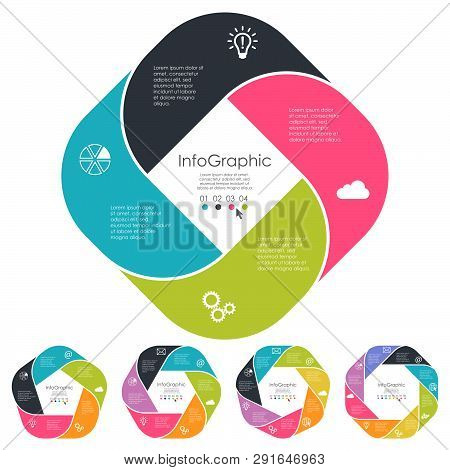 Vector Illustration Of Info Graphic For Team Work Business Concepts