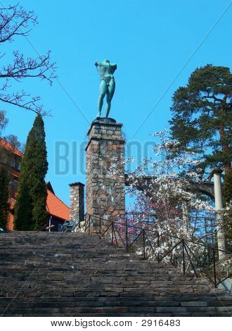 Millesgarden statue Park a Stoccolma, in Svezia. Headless