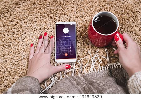 Create Account. Casual People Account Login Security Protection Concept