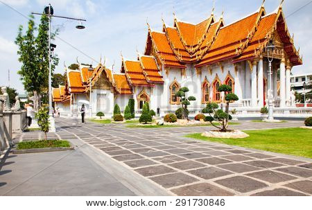 wat Benchamabopit, the Marble temple, Bangkok, Thailand