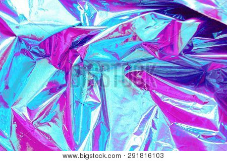 Bright Colored Holographic Background
