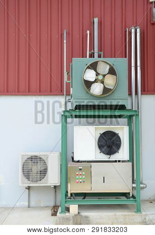 Air Conditioning Or Cooler Compressors For Industrial Use With Main Control Unit