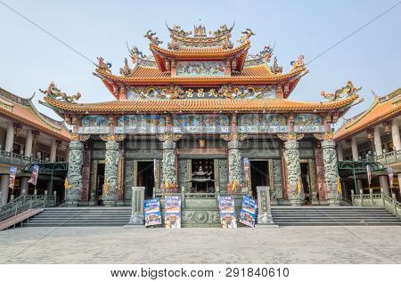 Nantou, Jiji, Taiwan - FEB 27th, 2019: the famous landmark of Wuchanggong temple