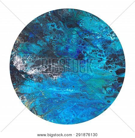 Alcohol Ink Multicolor Texture. Fluid Ink Abstract Background. Art For Design
