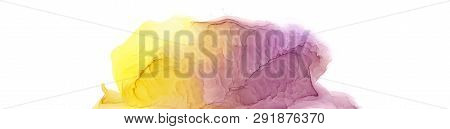 Alcohol Ink Multicolor Texture. Fluid Ink Abstract Background. Art For Design