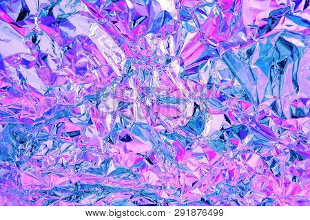 Bright Colored Holographic Background