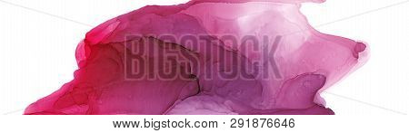 Alcohol Ink Multicolor Texture. Fluid Ink Abstract Background. Art For Design