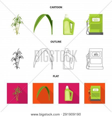 Vector Design Of Farm And Agriculture  Sign. Set Of Farm And Technology Vector Icon For Stock.