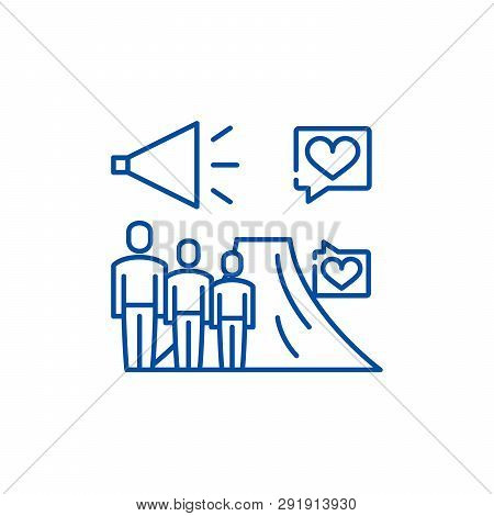 Ltv Line Icon Concept. Ltv Flat  Vector Symbol, Sign, Outline Illustration.