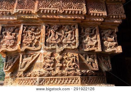 Famous Terracotta (fired Clay Of A Brownish-red Colour, Used As Ornamental Building Material) Relief