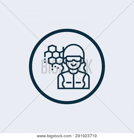 Scientist Icon Isolated On White Background. Scientist Icon Simple Sign. Scientist Icon Trendy And M