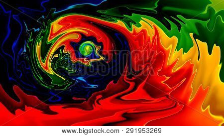 Beautiful Liquefied Abstract Color Background Web Design.