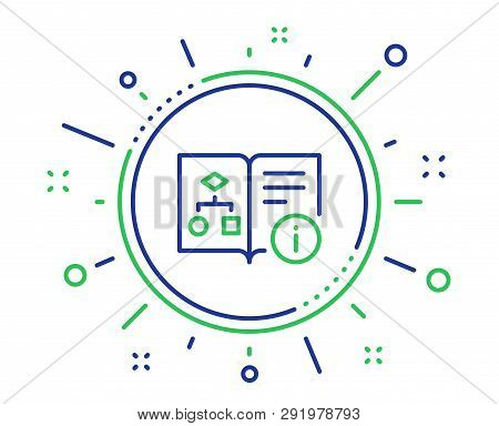 Technical Algorithm Line Icon. Project Documentation Sign. Quality Design Elements. Technology Techn