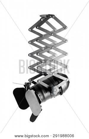 Cinema sofit studio light isolated on white background