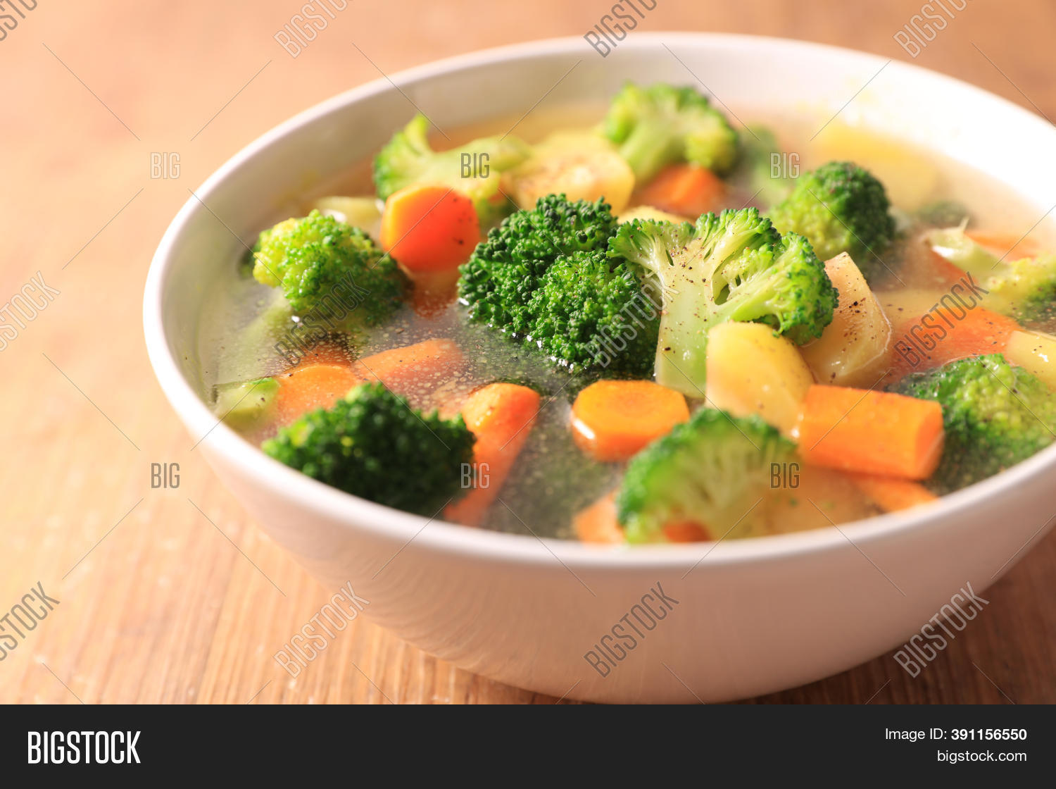 Vegetable Broth Bowl Image & Photo (Free Trial) Bigstock