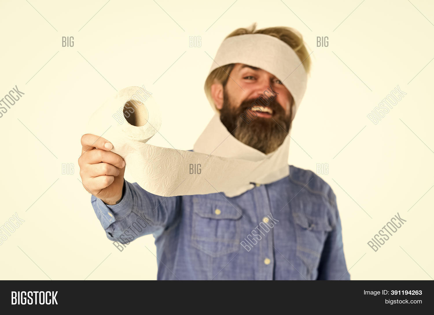 Man Hold Toilet Paper Image & Photo (Free Trial) Bigstock